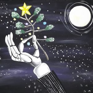 Nightmare Before Christmas Painting